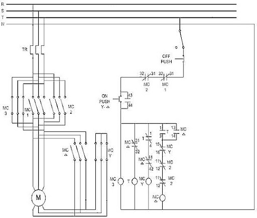 three phase induction motor starting methodology assessment power Motor Starter Control Wiring Diagram circuit diagram for star state